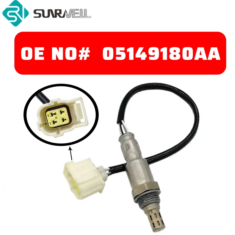 05149180AA Oxygen Sensor Fits for CHRYSLER DODGE FIAT JEEP for RAM PROMASTER RAM 1500 2500 3500 4500 5500