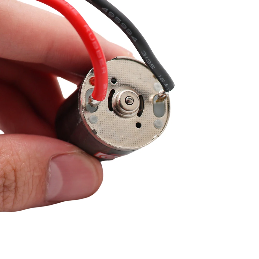 31T 370 Geborstelde Motor DC Motor Geborsteld Crawler Elektrische Motor Hoog Koppel 30000 RPM voor 1/10 1/12 1/14 1/16 1/24 RC Crawler Model