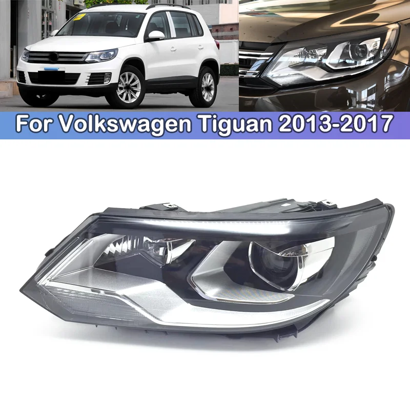 

DCGO Front bumper Headlight headlamp head light head lamp For VW Volkswagen Tiguan 2013 2014 2015 2016 2017