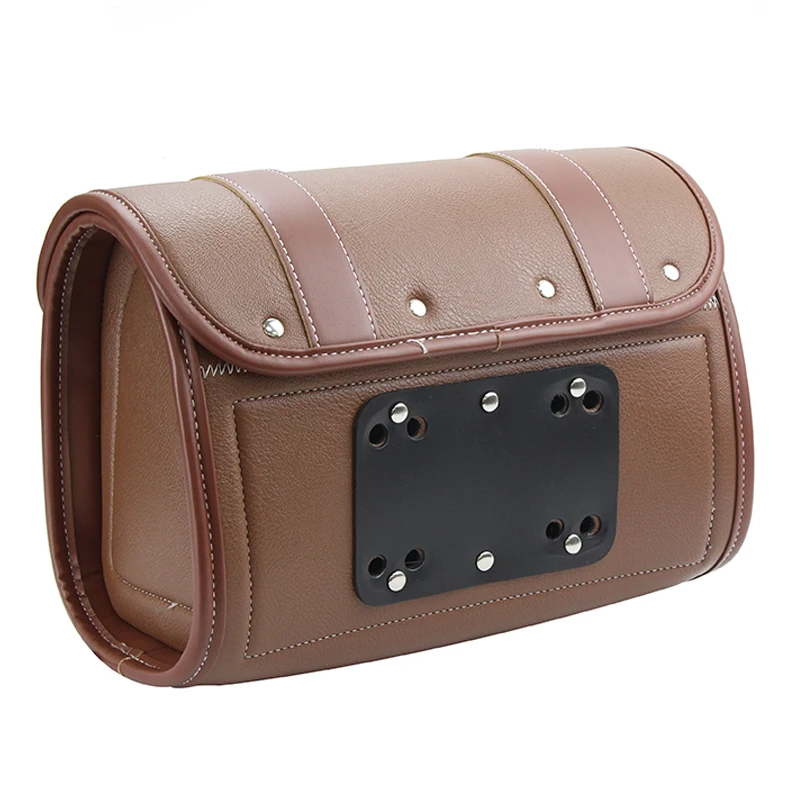 Mopeds Rear End Bag Retro storage bag buckle Tool Bag hanging bag waterproof hanging Large bag acessorios universal