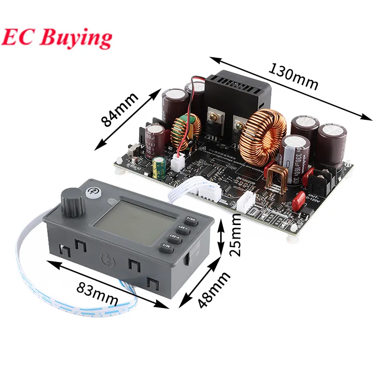ZK-10022 125V/22A 1500W CNC Step-down DC Adjustable Regulated Power Supply Constant Voltage and Current Buck Module DC12-140V