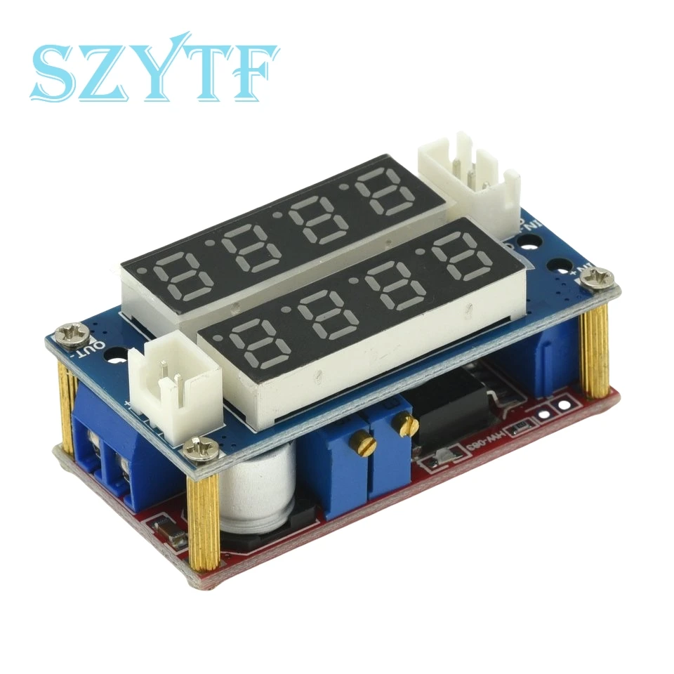 5A Adjustable Power CC/CV 2 In 1 XL4015  Step-down Charge Module LED Driver Voltmeter Ammeter Constant Current Constant Voltage