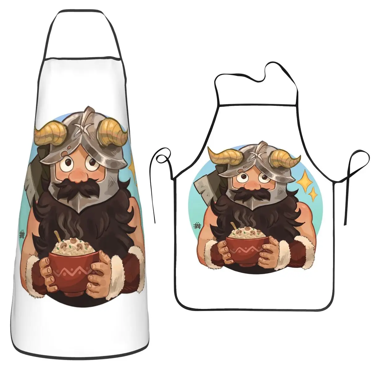 Senshi Just Made You A Risotto Delicious In Dungeon Aprons Chef Baking Tablier Bib Kitchen Cleaning Pinafore for Women Men