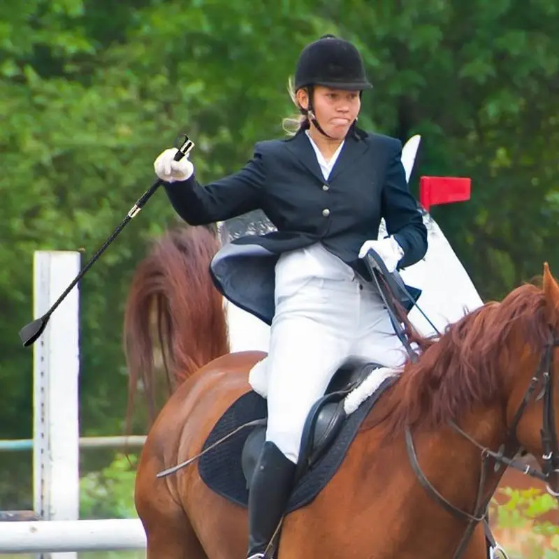 Pointeur portable pour entraînement équestre, fouet en cuir PU, fouet léger pour la course de chevaux, accessoires de performance