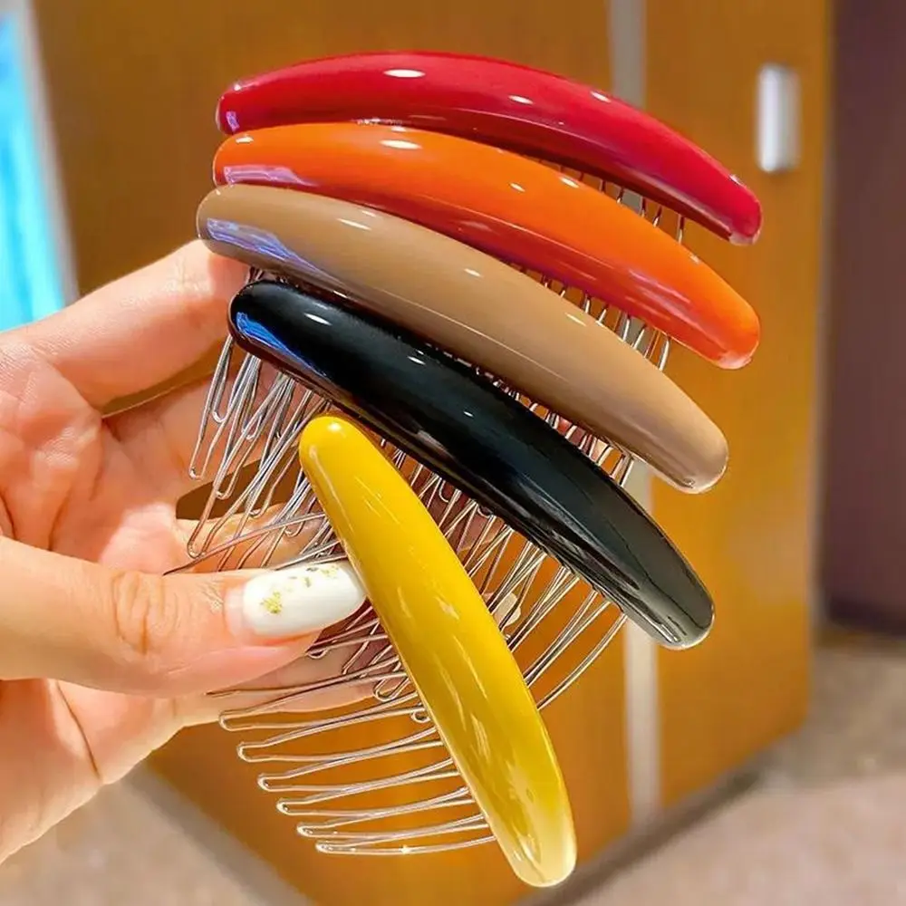 

Hair Comb Hair Comb Hairpin Candy Color Hair Clip Side Clip Hair Comb Clip Styling Tools Hair Accessories Broken Hair Clip