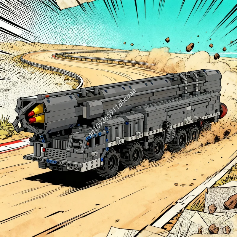 

3444 шт. MOC MAZ RSD Pioneer SS Sabre Техническая модель Строительные блоки Архитектурные игрушки DIY Креативный рождественский подарок Идея для детей