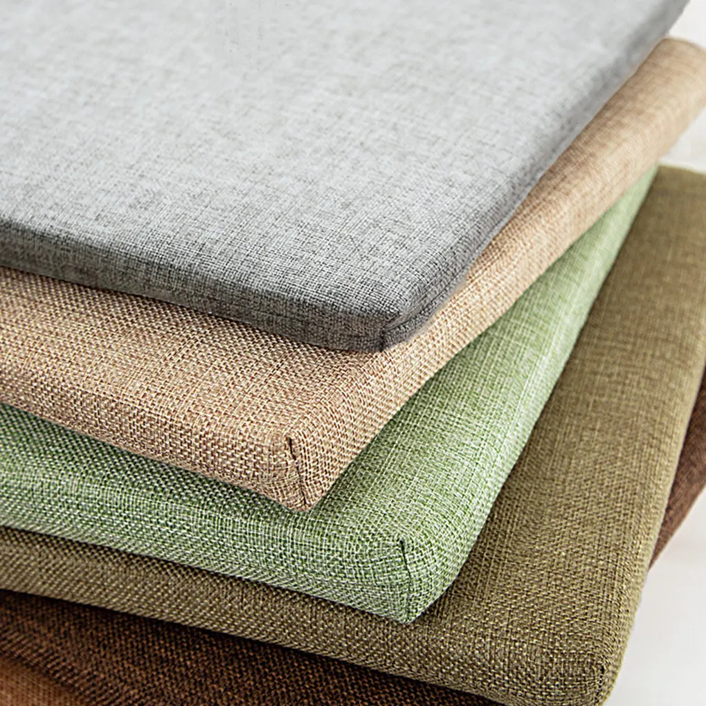 

Cotton and Linen Chair Cushion Home Stool Pad