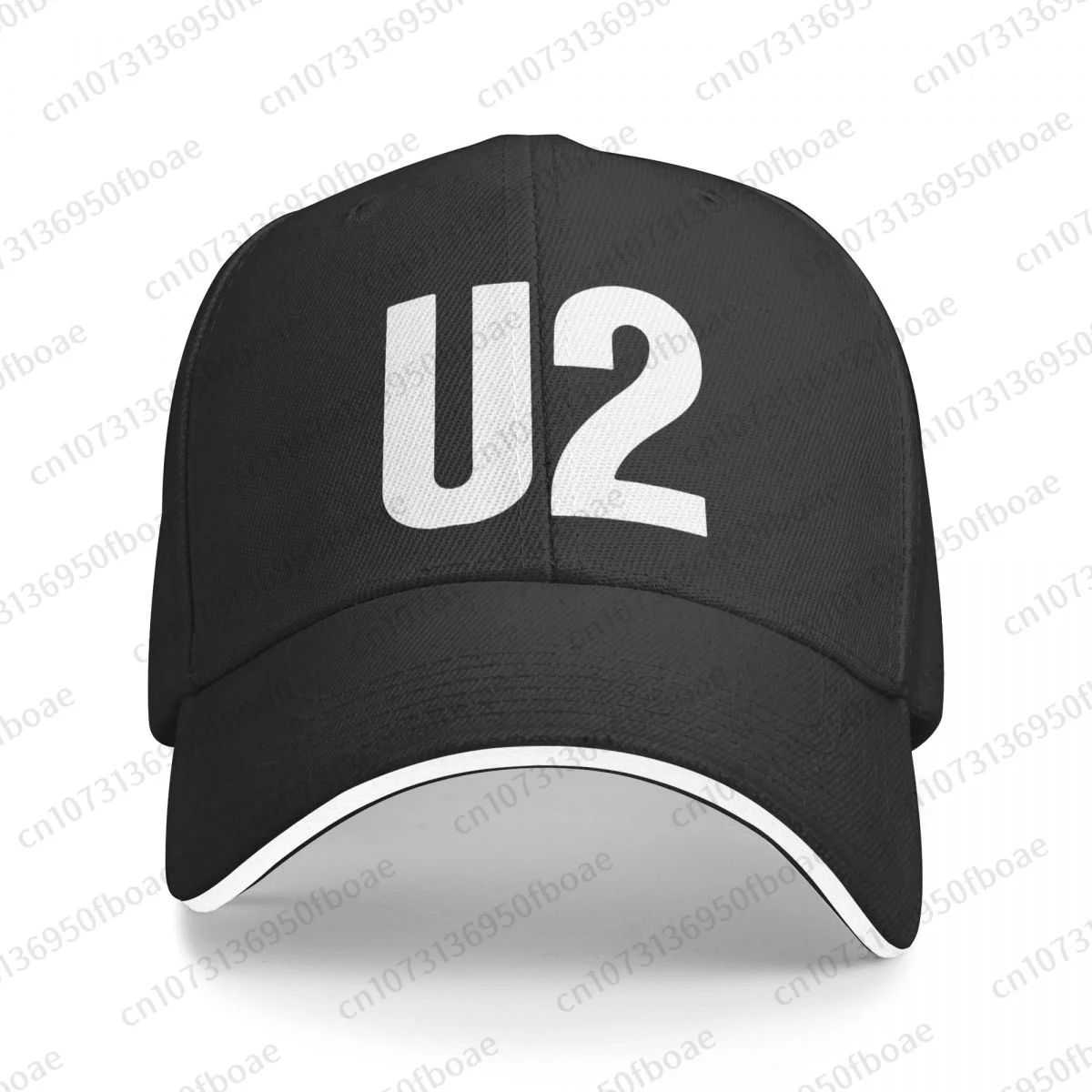 U2 Band LOGO Baseball Caps Hip Hop Sandwich Cap Men Women Adjustable Outdoor Sport Hats