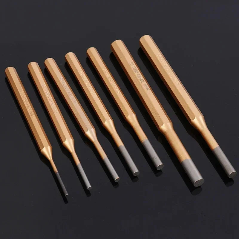 

Набор из 3/5 шт. цилиндрических пробойников-зубил 3-10 мм из хромованадиевой стали, высокотвердые ударные пробойники-иглы для фитингов
