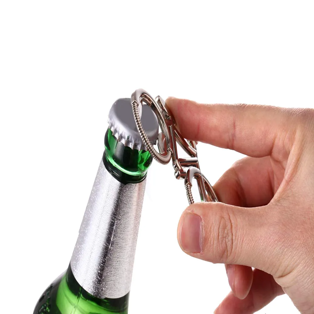 20Pcs/Lot Metal Beer Bottle Opener Cute Bike Bicycle Keychain Key Rings for Bottle Openers Creative Gift for Cycling