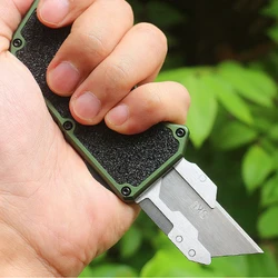 SK5 Aviation Aluminum Cutting Knife Outdoor Camping Portable EDC Tool with 5pcs Replaceable Blades