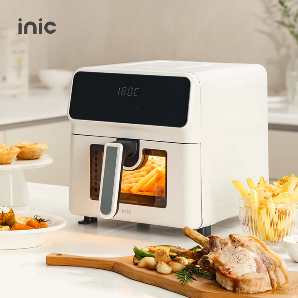 مقلاة هوائية من الفولاذ المقاوم للصدأ بالكامل من الجيل الرابع من إنيك iSA6L #5