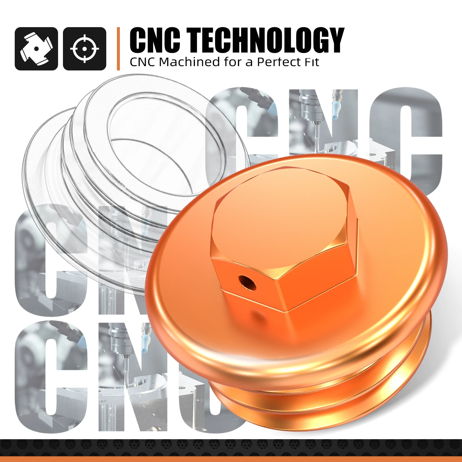 NICECNC For KTM EXC 300 2004-2023 EXCF 350 EXC 450 SX125 SXF 250 SXF 450 XCW TPI Engine Oil Filler Plug Cap For Husqvarna TE 300