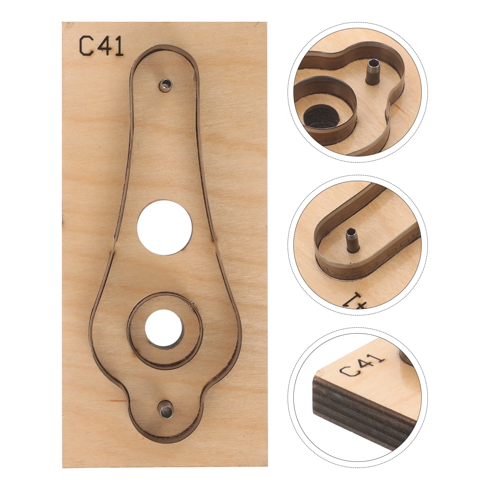 

Cutting Dies Mold for DIY Eyeglass Holder Making Craft Stencil Wooden Die Cut Template for Leaves Design Handcraft Tool