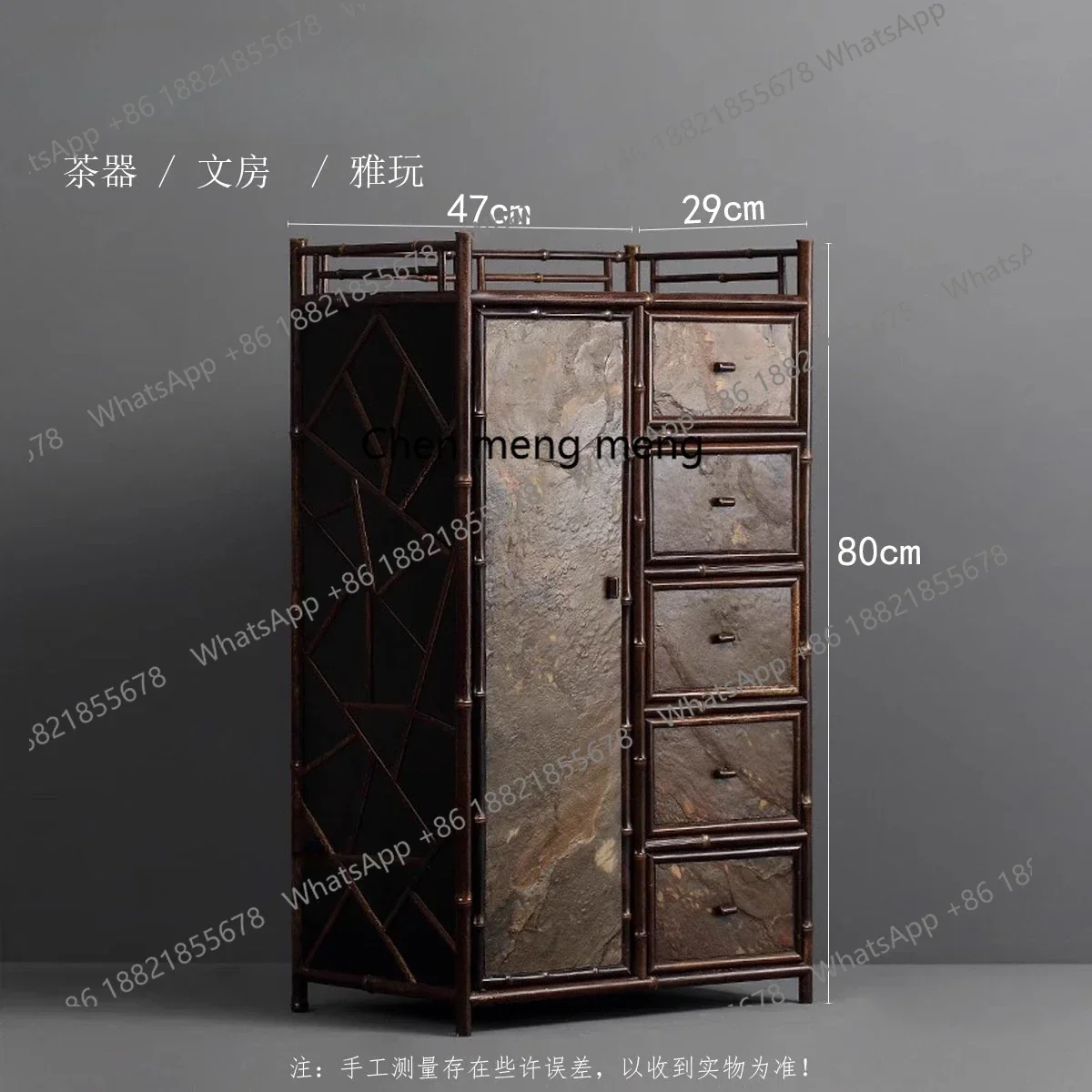 Imitation rock tea shed,  storage Bogu rack tea cabinet, tea cup rack  cabinetJJ