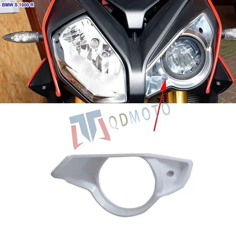 Untuk BMW S1000R 2015 2016 2017 tidak dicat kepala hidung depan atas lampu depan Fairing ABS injeksi Fairing aksesoris sepeda motor