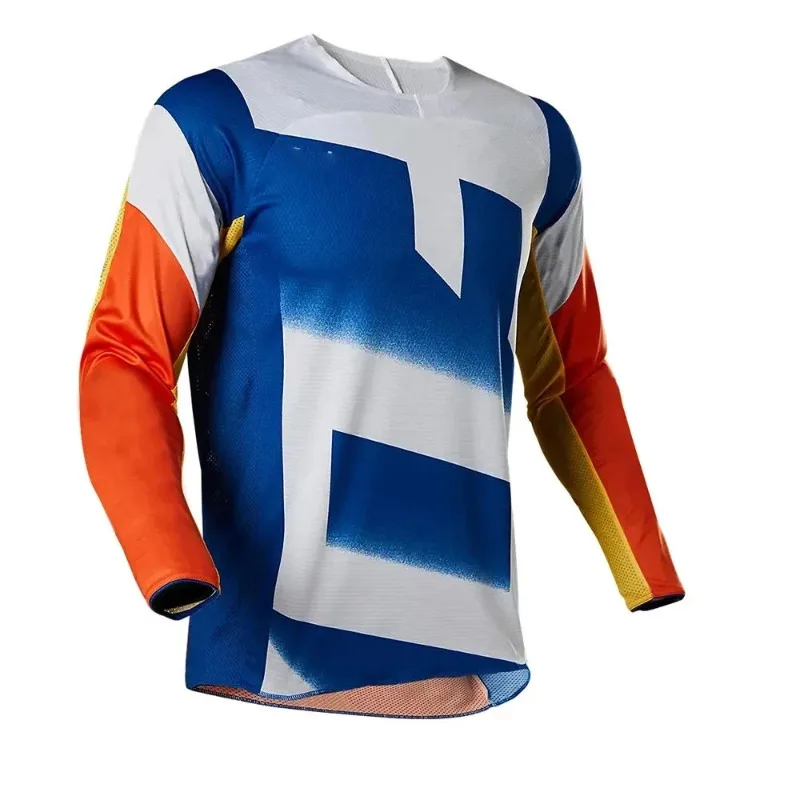 

New Fast Drying Speed Conquering Summer Long Sleeved Mountain Bike Riding Suit, Off-road Racing Suit, Men's Outdoor Top