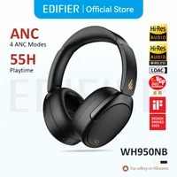 Edifier WH950NB Auriculares inalámbricos con cancelación activa de ruido Auriculares Bluetooth 5.4, inalámbricos de alta resolución, reproducción de 80 horas, 4 micrófonos