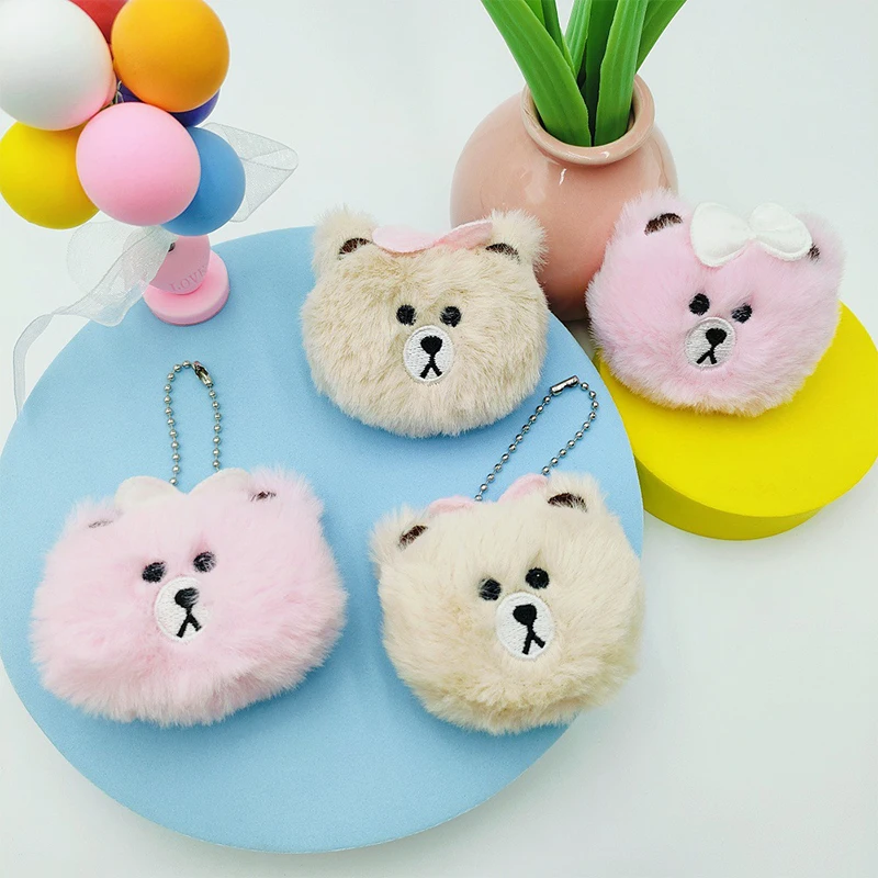 

Милый мультяшный плюшевый медведь кукла подвеска рюкзак украшение автомобиль брелки подарки