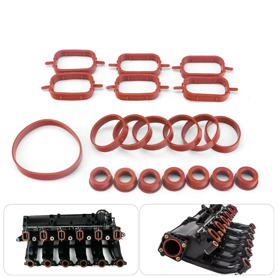 INTAKE INLET MANIFOLD GASKETS FITS For BMW M47 M57 E46 E53 E60 E63 E65 E87 E90 E91