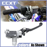 Para Yamaha YZ125 YZ250 YZ250F YZ450F WR450F WR250F para Kawasaki KX65 KX85 KX100 KX125 bomba de cilindro maestro de freno palanca de freno CNC