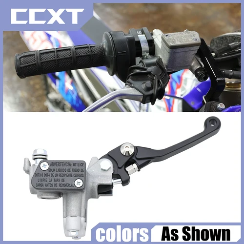Para Yamaha YZ125 YZ250 YZ250F YZ450F WR450F WR250F para Kawasaki KX65 KX85 KX100 KX125 bomba de cilindro maestro de freno palanca de freno CNC