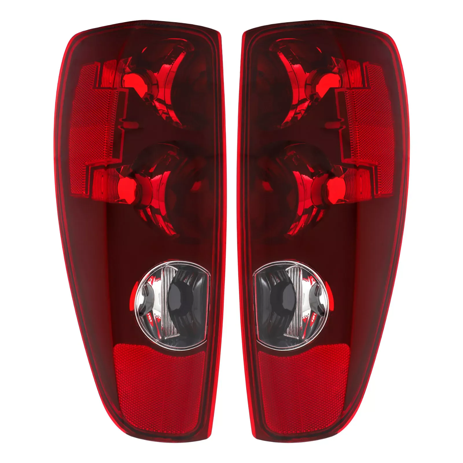 For Chevrolet Colorado 2004-2012 Brake Lamps Left+Right Tail Light Rear Lamp With Bulbs
