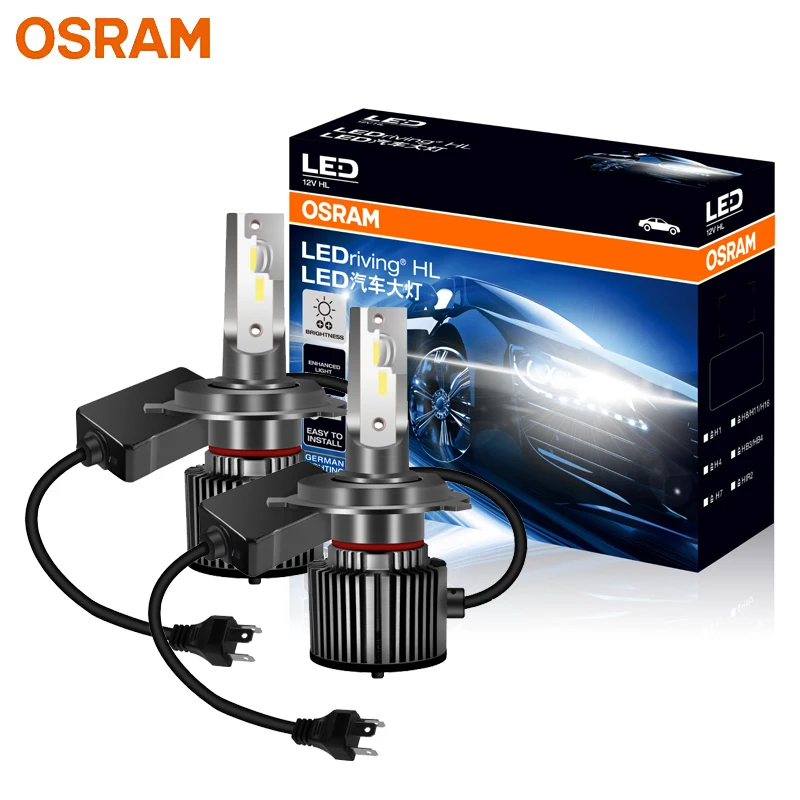 OSRAM New LED H4 9003 HB2 LEDriving CF Series Car Headlight P43t 6000K Bright White LED Original Auto Lamp High Low Beam D6204CW