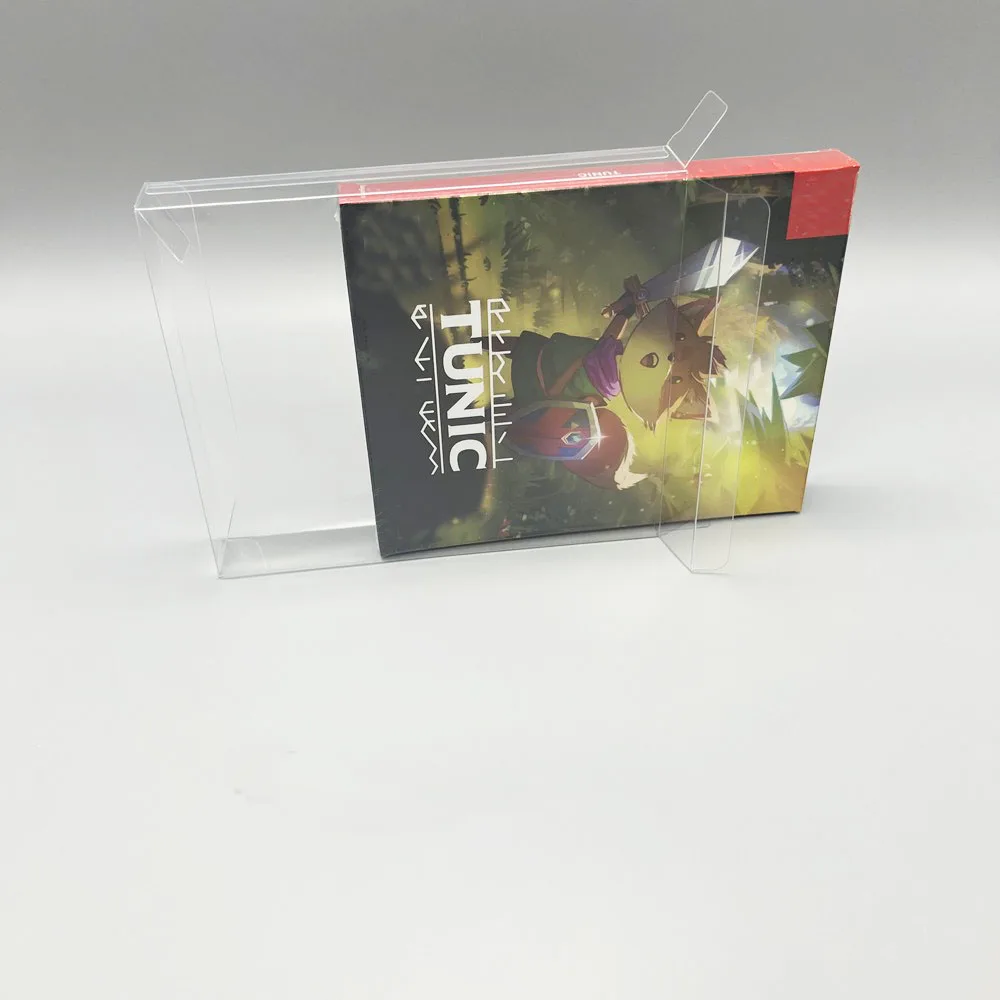 1 Protector de caja para NS SWITCH TUNIC, edición limitada, solo estuche de exposición transparente EUR, caja de colección