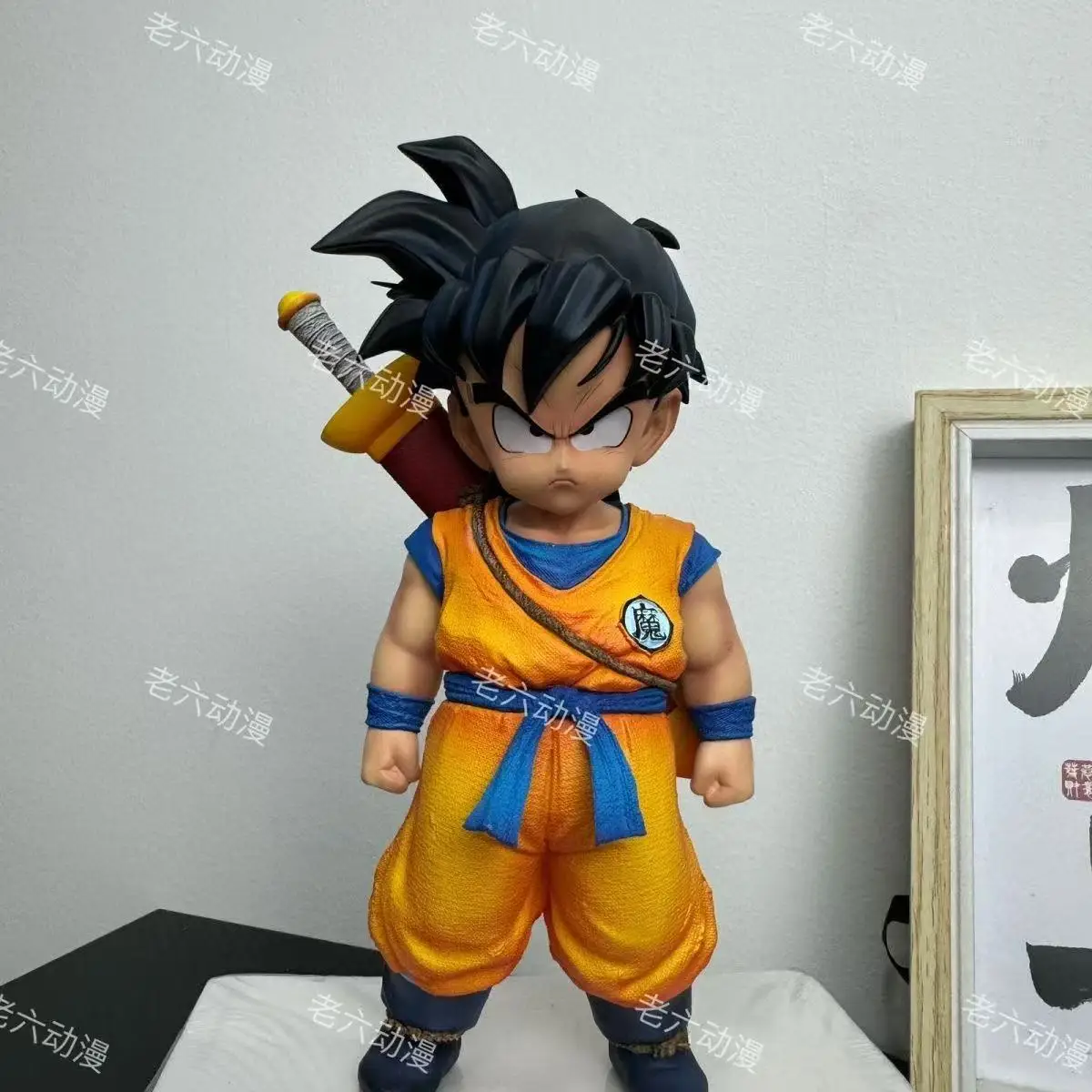 17,5 cm Dragon Ball Gohan Actionfigur mit abnehmbarer Waffe, Anime-Sammlerstatue, Einzelcharakter, Tischdekoration für Sammler