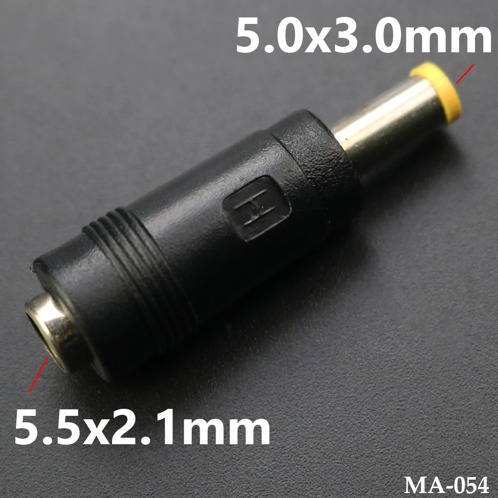 

5.5*2.1 Female to 5.0*3.0mm Male DC Power Male Plug Jack Adapter Connector For Samsung RC420 R700 N140 N145 305V4A Etc Laptops