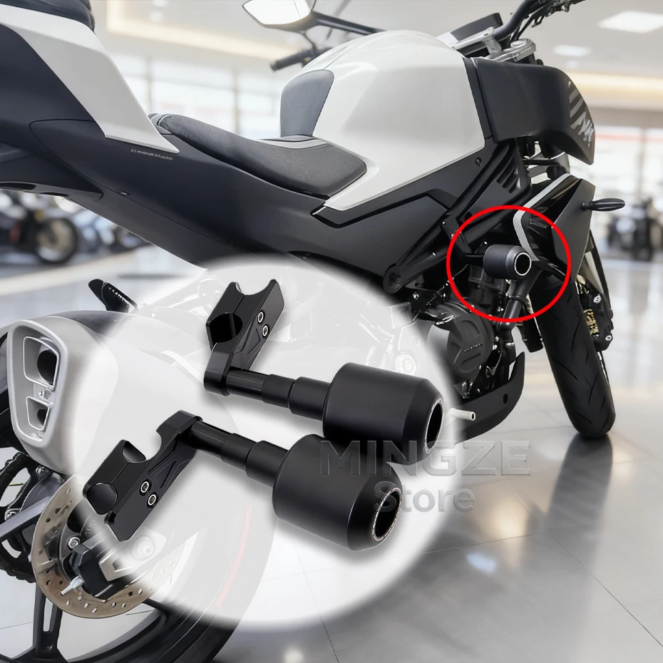 FOR CFMOTO CF 450SR 450SRS 450NK Engine Protection Cover Frame Sliders Crash Pad Falling Protector Guard CF400-6-7 Accesorios