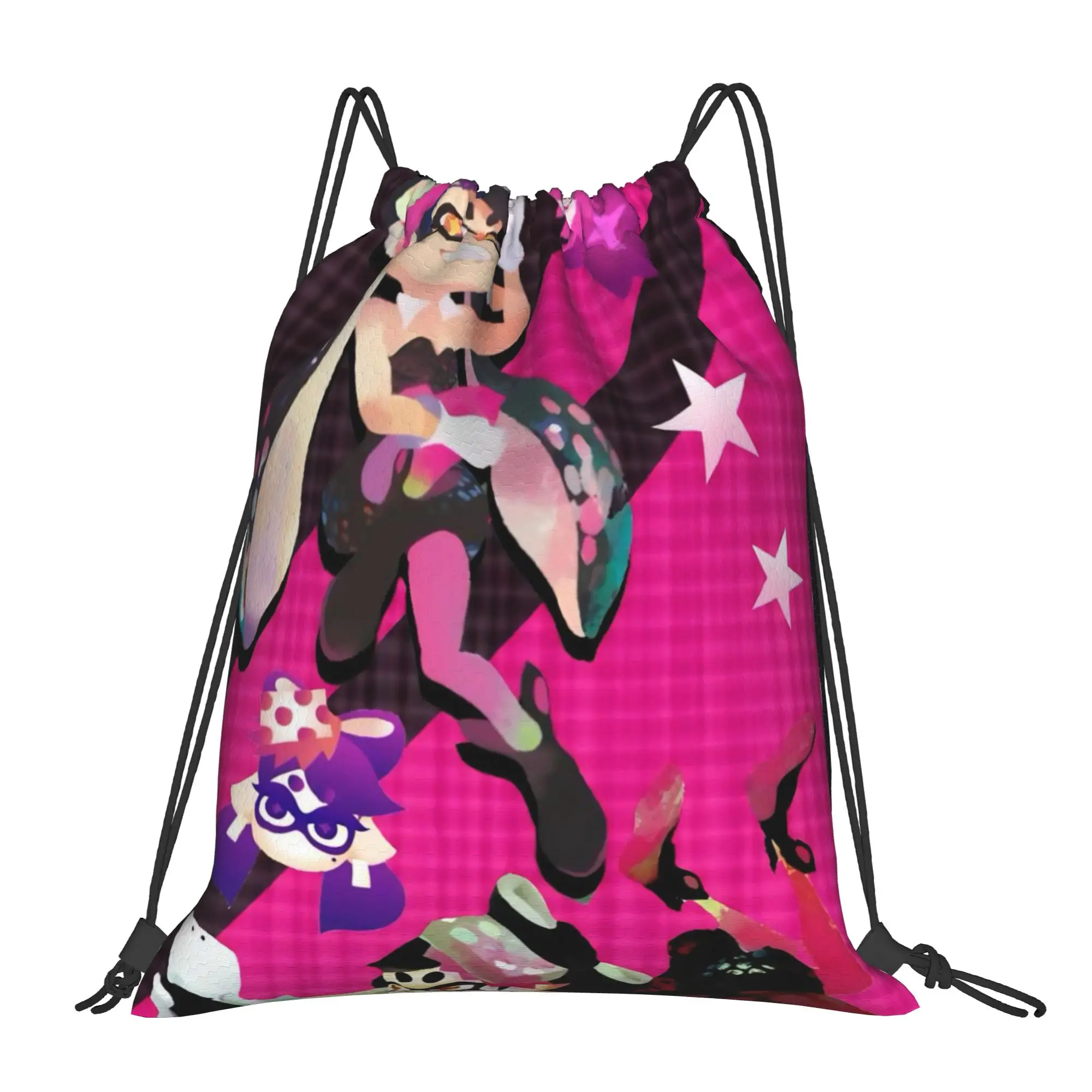 

Спортивная сумка-рюкзак Game Cool S-Splatoon на шнурке, водонепроницаемая, для походов