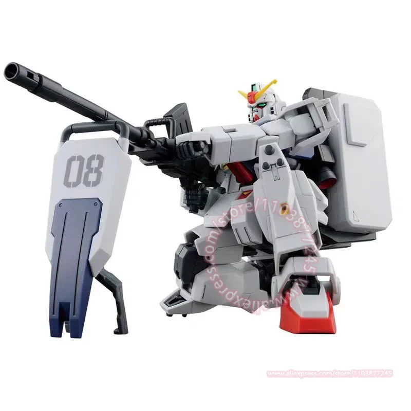 BANDAI MOBILE SUIT RX-79G GUNDAM GROUND TYPE HGUC 1/144 New Edition 08MS Team Trendy Figure Desktop Ornament Decorative Assembly