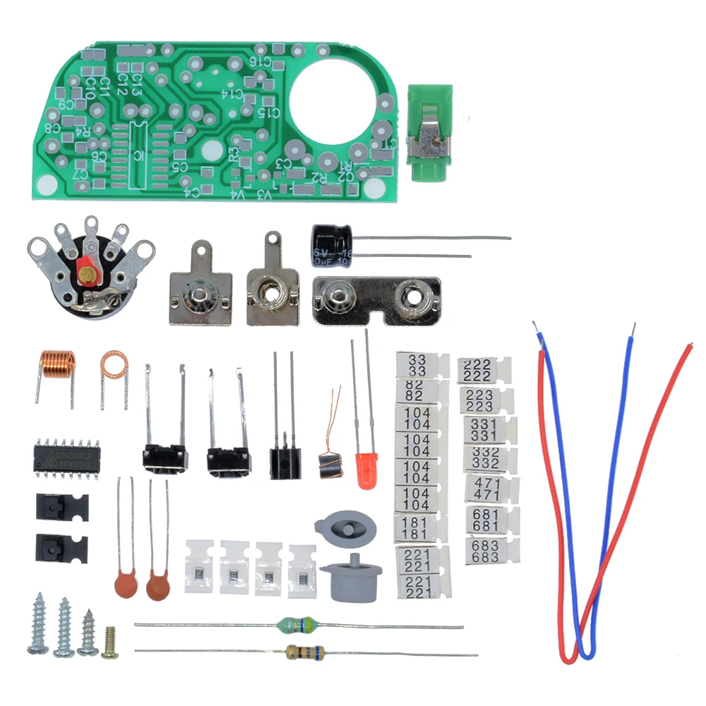 Mini HX3208 FM Micro SMD moduł radiowy FM modulacja częstotliwości elektroniczny zestaw zrób to sam radia 1.8V-3.5V zespół lutowniczy