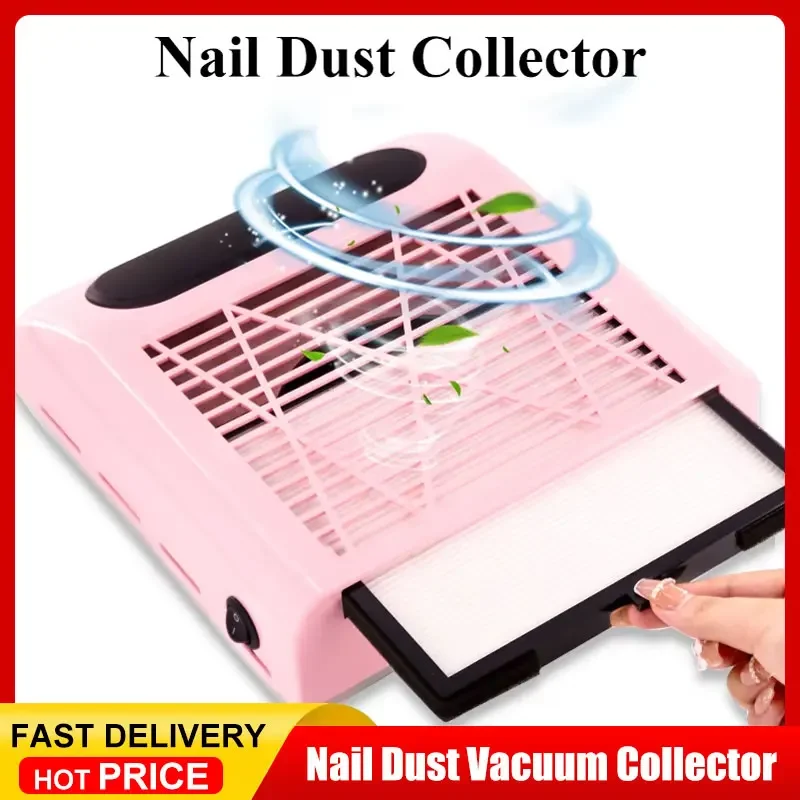 

Nail Dust Collector Manicure Machine Tools Strong Power Nail Vacuum Cleaner With Remove Filter Nail Extractor Fan Nail Art Tool