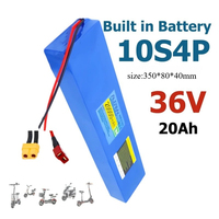 36V 14Ah 10Ah Foldable 18650 Built in Battery with BMS, Suitable for Battery Replacement of 42V 350W 750W Electric Mobile Tools