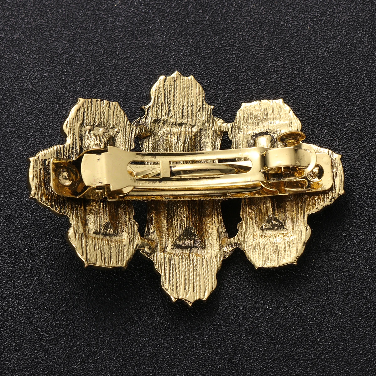 

1Pcs Rhinestone Hair Clips Alloy Buckle Ponytail Clip Fashion Hairpin for Women Daily Party Use Golden Purple