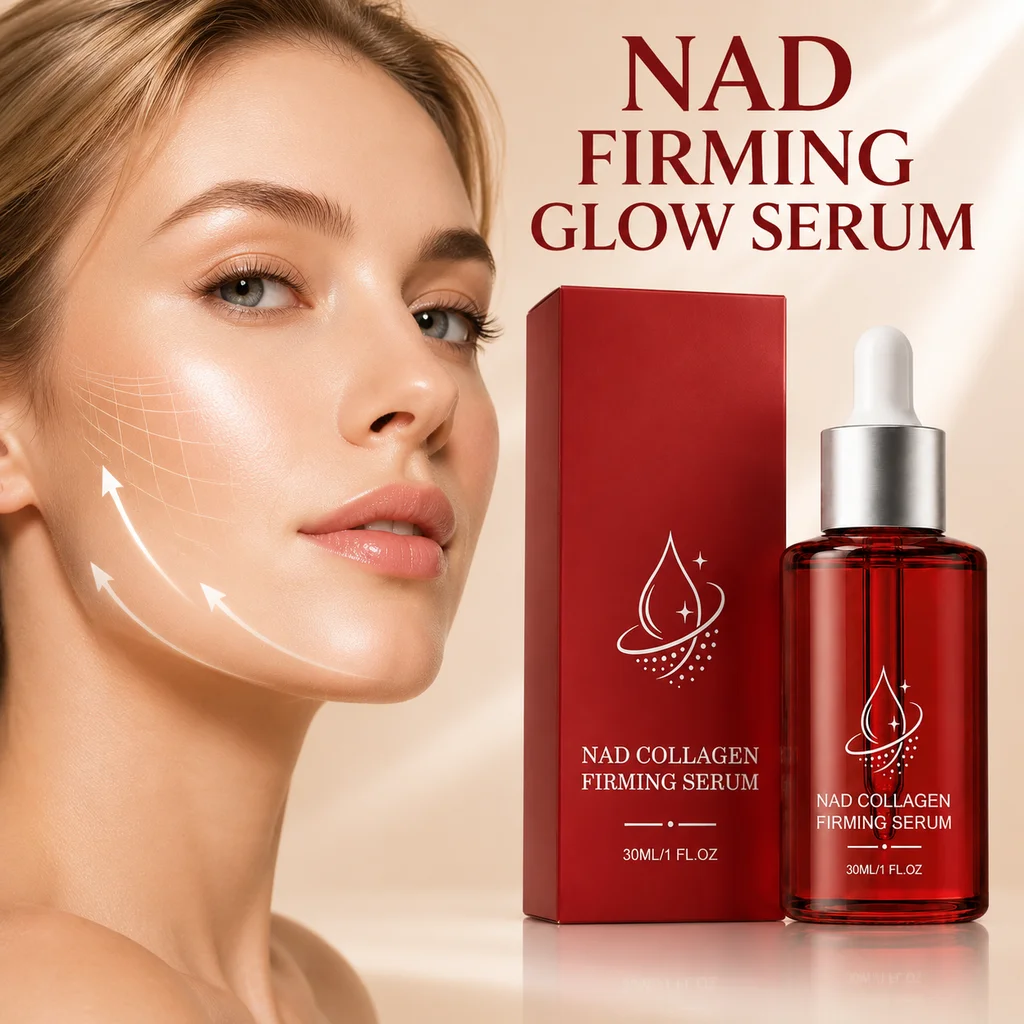 NAD Firming Serum |Copper Peptide Collagen Facial Serum,Reduce Wrinkles Boost Skin Elasticity Firmness For Youthful-looking Skin
