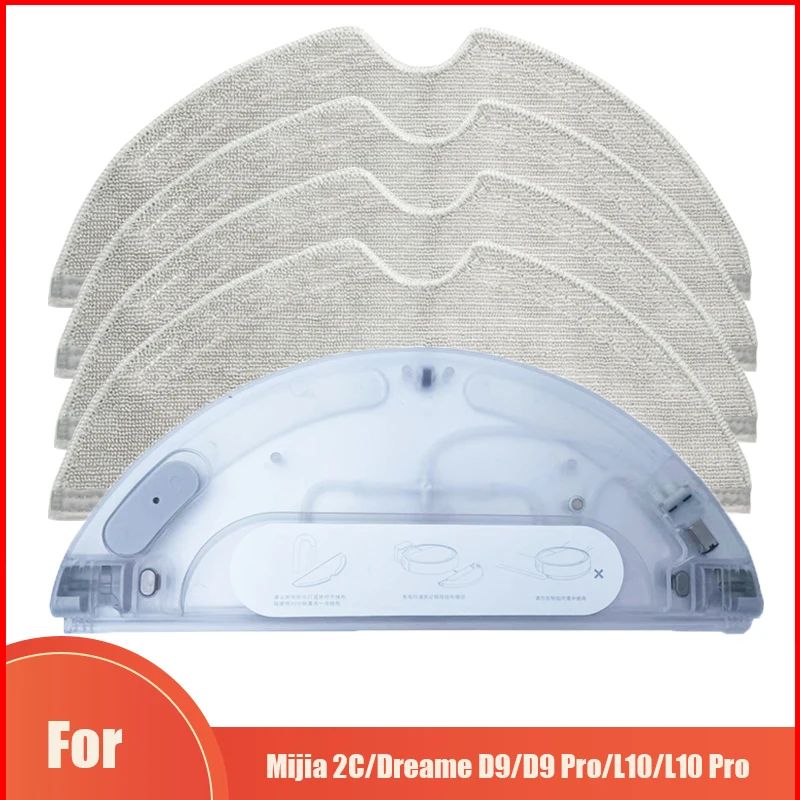 Mop Cloth Bracket Replacement For Mijia 2C Dreame D9/D9 Pro/L10/L10 Pro Vacuum Cleaner Electric Control Water Tank Tray Parts