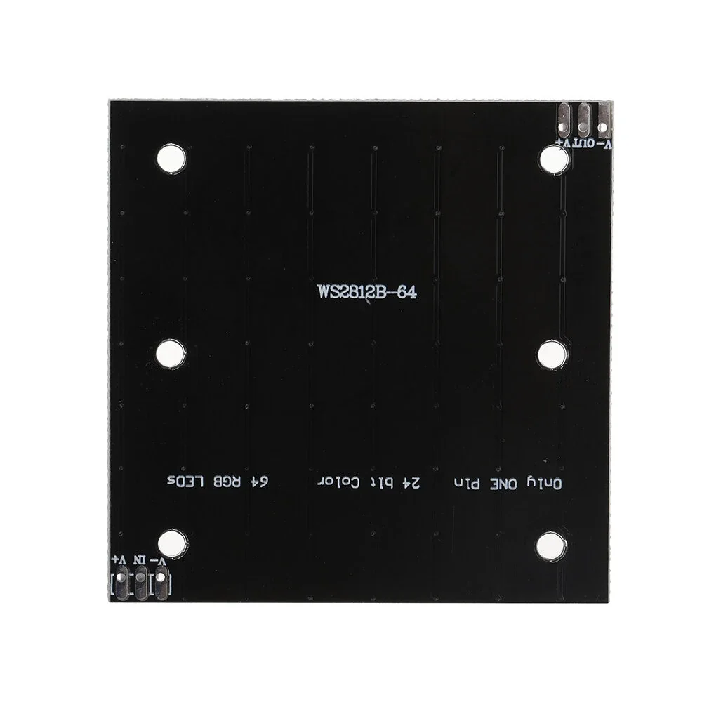 Built-in Full Color Driver Light Development Board para Arduino, WS2812, 5050, RGB, 8x8, 64 LED Matrix