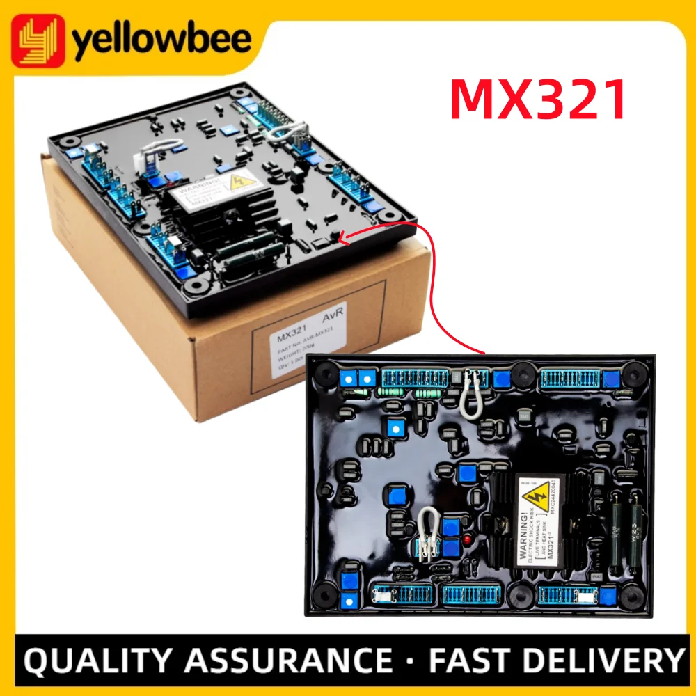 

TOP MX321 AVR PMG Permanent Magnet Generator Automatic Voltage Regulator Stabilizer Control Panel Three Phase Genset Spare Parts