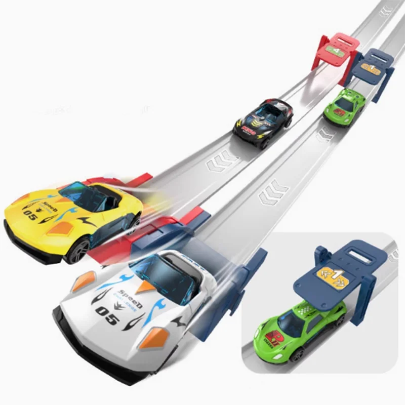 

Детская собранная гоночная катапульта, легкосплавная машина для родителей и детей, интерактивный инерционный раздвижной детский набор игрушек