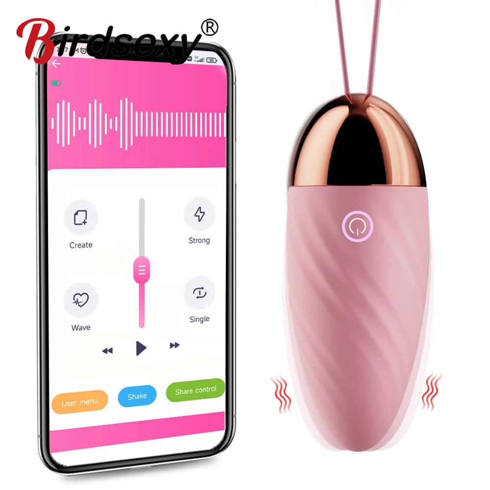 Bluetooth Vibrators Egg Wireless Long Distance APP Phone Control Silent Clitoris Stimulator 18 + Couple Toys Adult Female Games