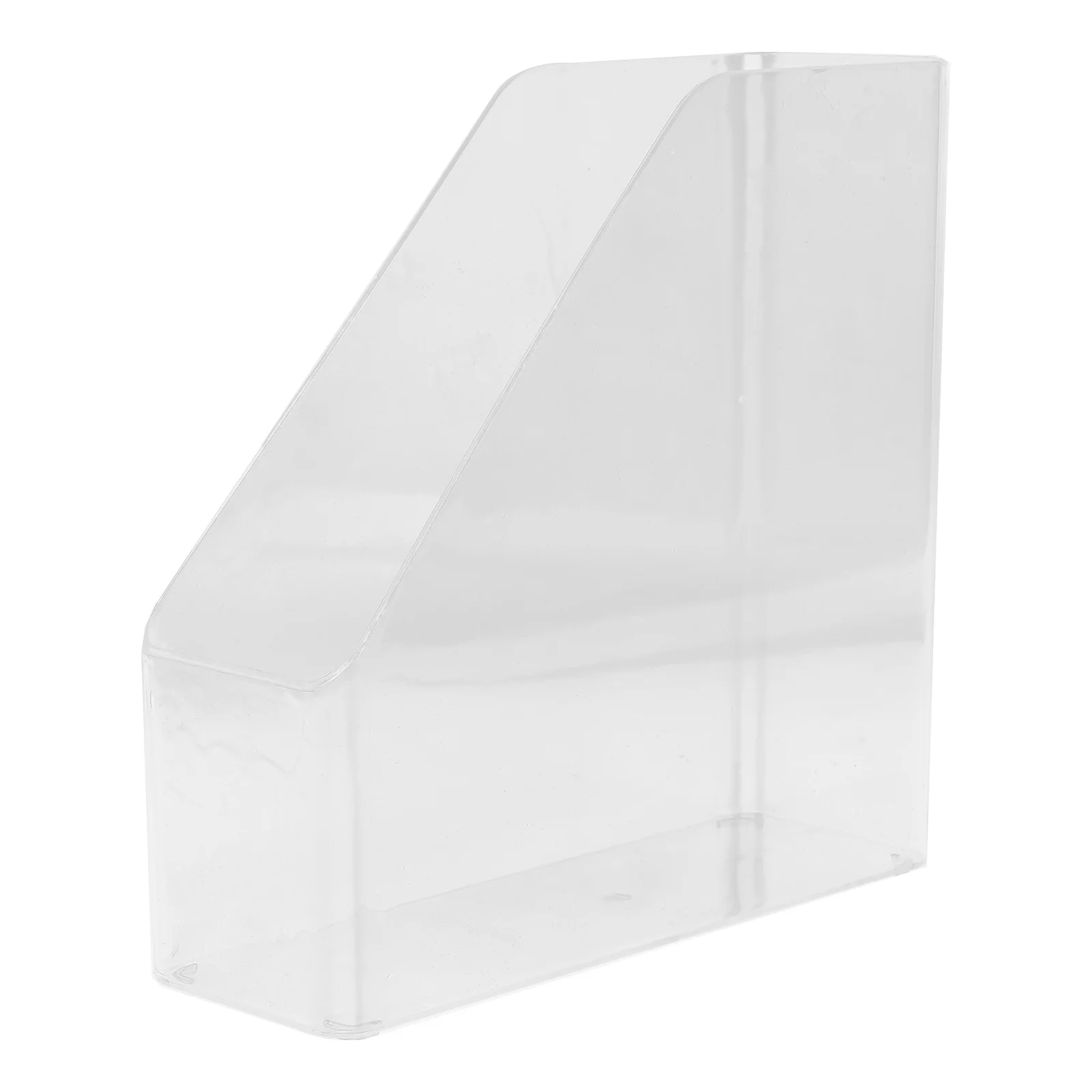 

Transparent File Box Document Organizer Storage Rack For Office Home Study Clear Magazine Holder Desktop Book Organizer Pet