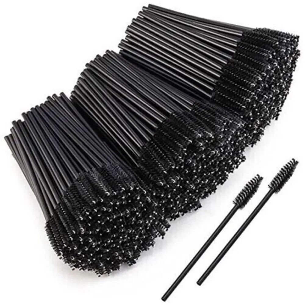 50Pcs Disposable Disposable Eyelash Brush Eyelashes Extension Eye Lashes Eyebrow Brush Cosmetic Spoolers