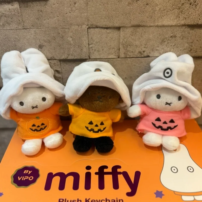 Genuino Miffy Rabbit Halloween Dress Up Blind Box Bag Ciondolo Piccola bambola fatta a mano Regali per bambini e ragazze Disponibile