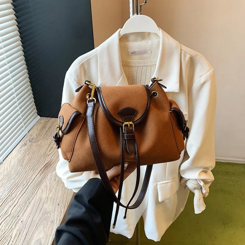 

Женская сумка через плечо из кожи премиум-класса с повседневным винтажным и элитным повседневным стилем ​