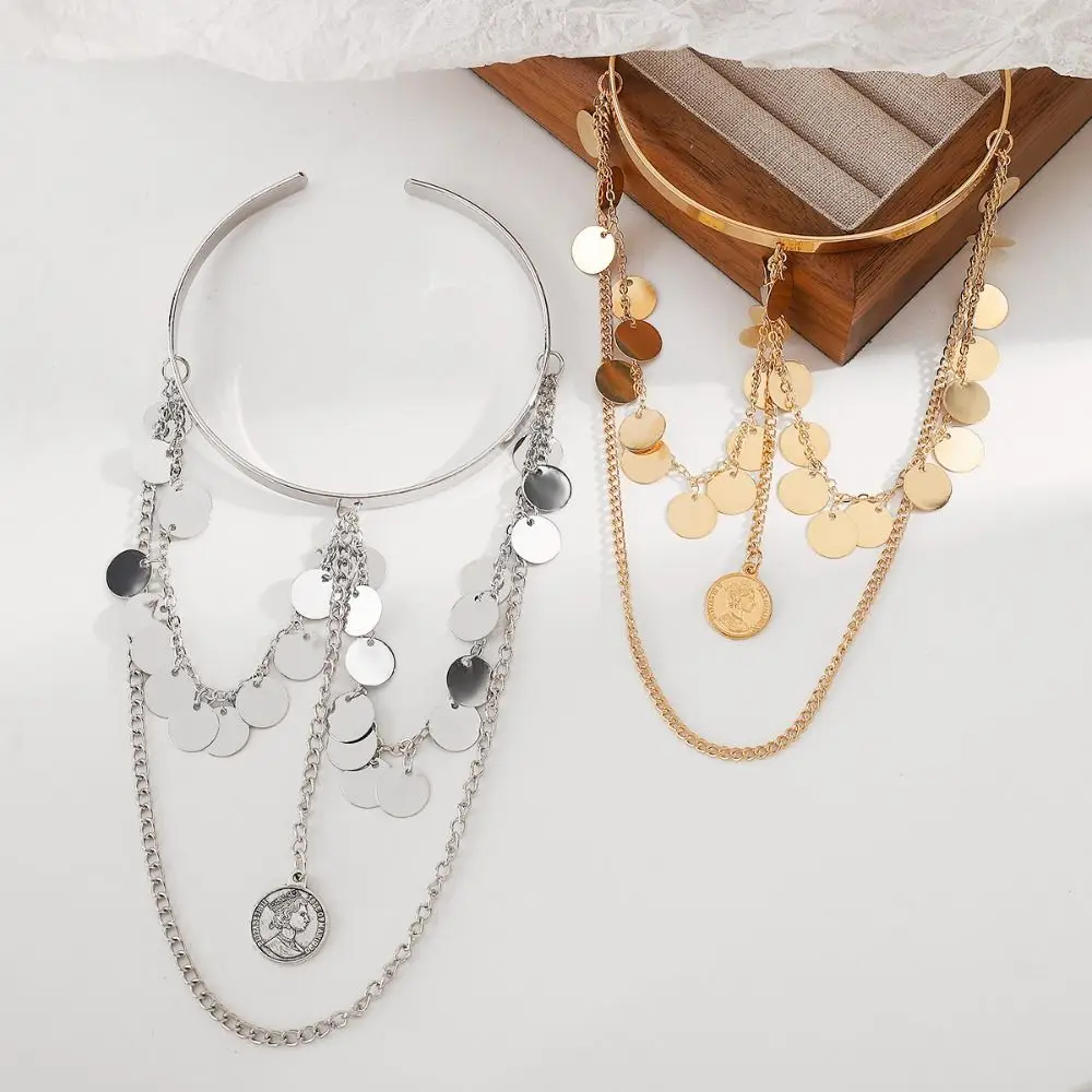 Armlet Armband Adjustable Tassel Arm Chain Pearl Exquisite Upper Arm Bangles Trendy Exotic Style Open Cuff Bracelet Girls
