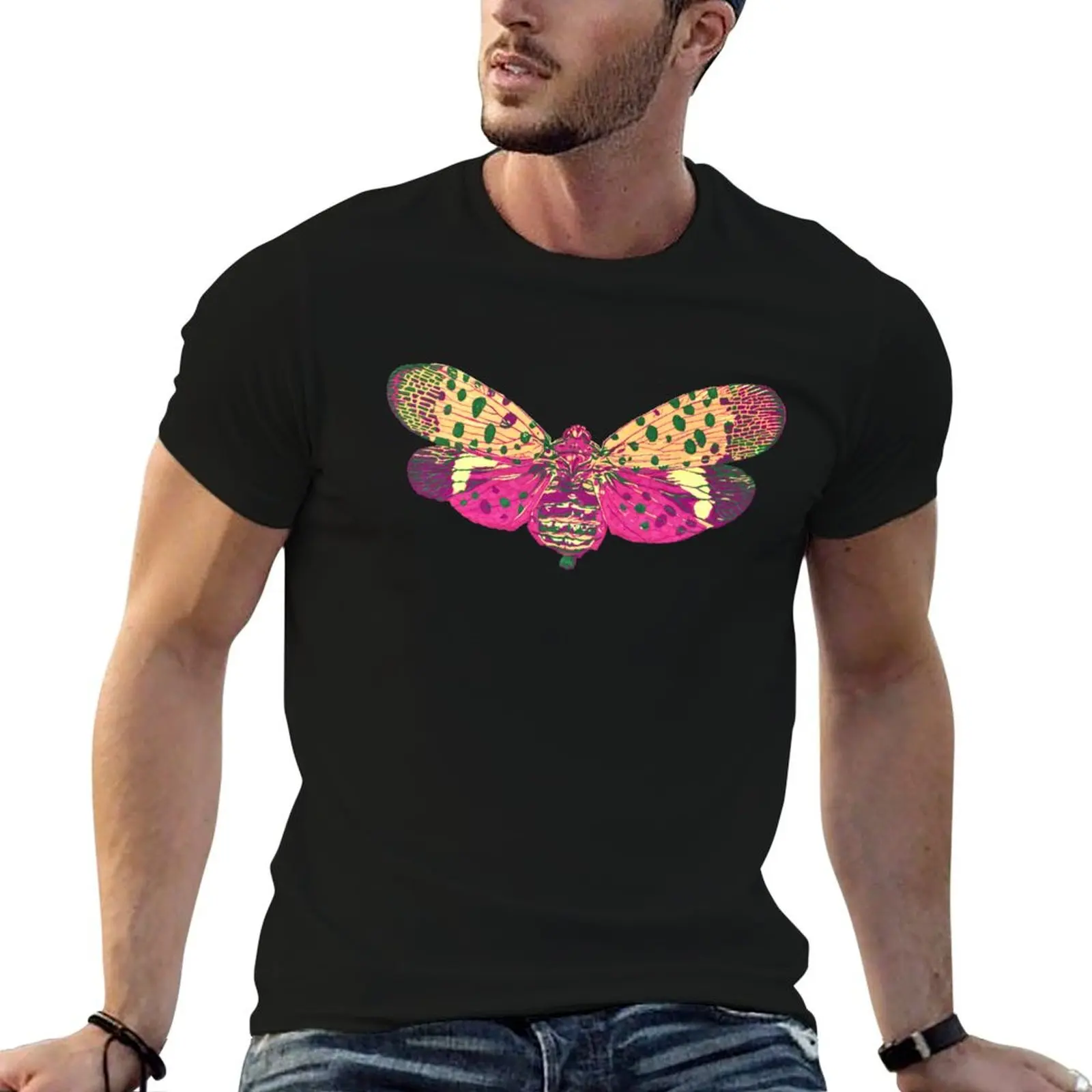 Spotted Lantern Fly T-Shirt vintage clothes new edition vintage graphic tee mens designer t shirt